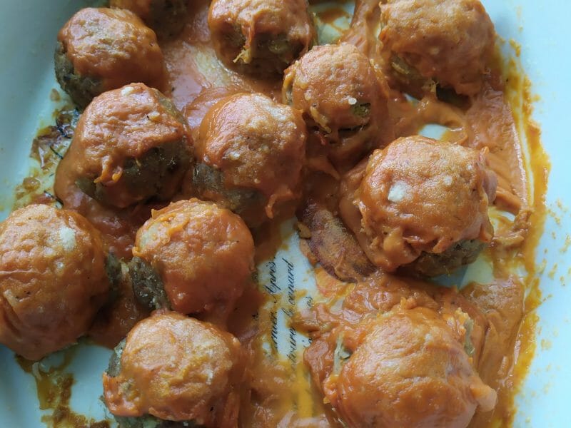 Cliquez pour zoomer ! Boulettes de poireau et boeuf citronné Thermomix par mariepoppins77
