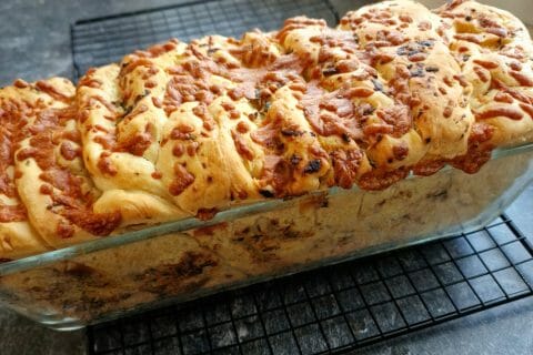 Cliquez pour zoomer ! Pain à l’ail, persil et mozzarella Thermomix par mariepoppins77