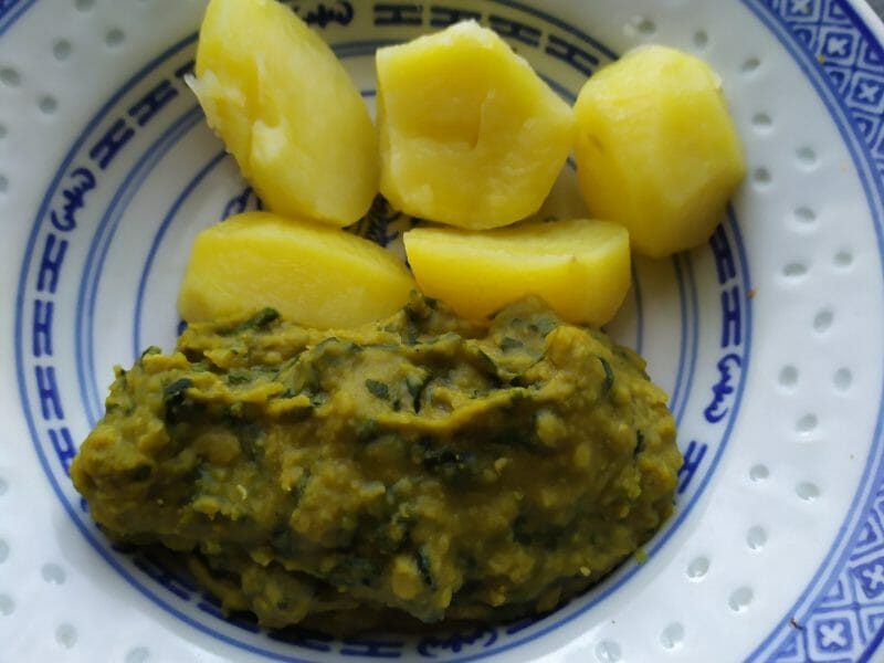 Cliquez pour zoomer ! Dhal d’épinards et de lentilles corail Thermomix par mariepoppins77