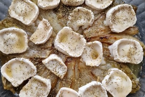 Cliquez pour zoomer ! Tatin d’endives et chavignol Thermomix par mariepoppins77