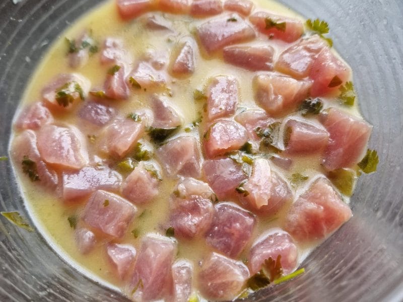 Cliquez pour zoomer ! Ceviche de crevettes, mangue, avocat Thermomix par mariepoppins77