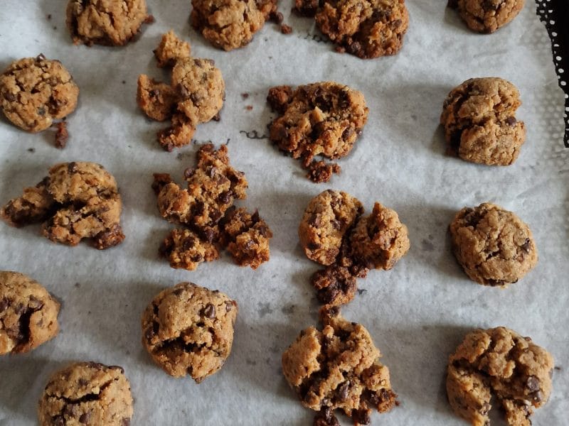 Cliquez pour zoomer ! Cookies au pain rassis et pépites de chocolat Thermomix par mariepoppins77
