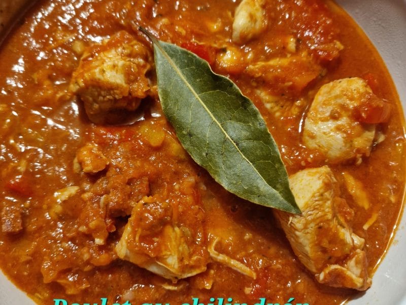 Cliquez pour zoomer ! Poulet au chilindrón Thermomix par mariepoppins77