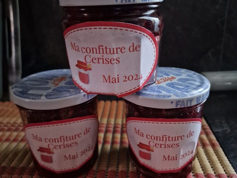 Cliquez pour zoomer ! Confiture de cerises Thermomix par mariepoppins77