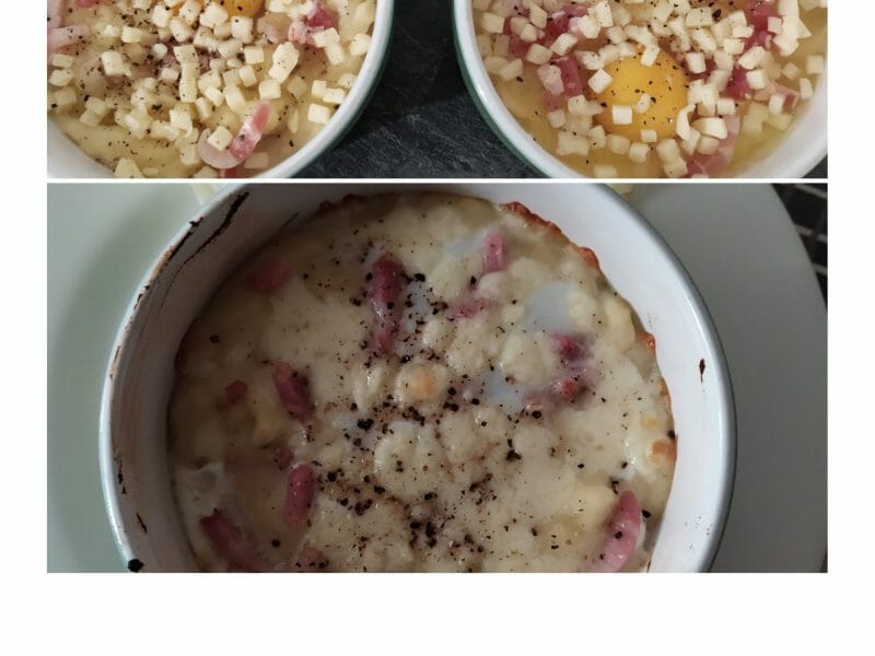 Cliquez pour zoomer ! Oeufs cocotte en parmentier Thermomix par mariepoppins77