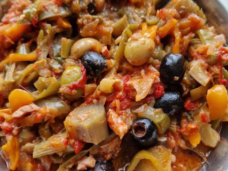 Cliquez pour zoomer ! Caponata sicilienne Thermomix par mariepoppins77