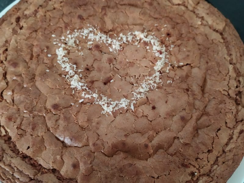Cliquez pour zoomer ! Gâteau chocolat noix de coco Thermomix par mariepoppins77
