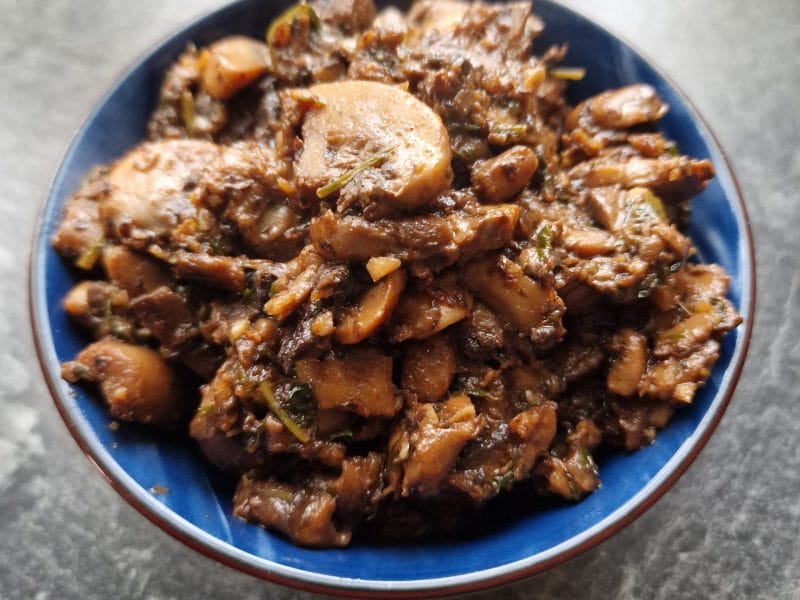 Cliquez pour zoomer ! Champignons à l’ail Thermomix par mariepoppins77