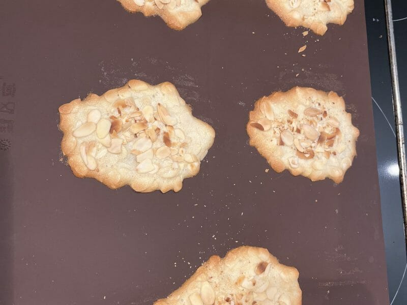 Cliquez pour zoomer ! Tuiles aux amandes Thermomix par Delph