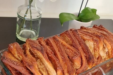 Cliquez pour zoomer ! Brioche à effeuiller à la cannelle Thermomix par celc06