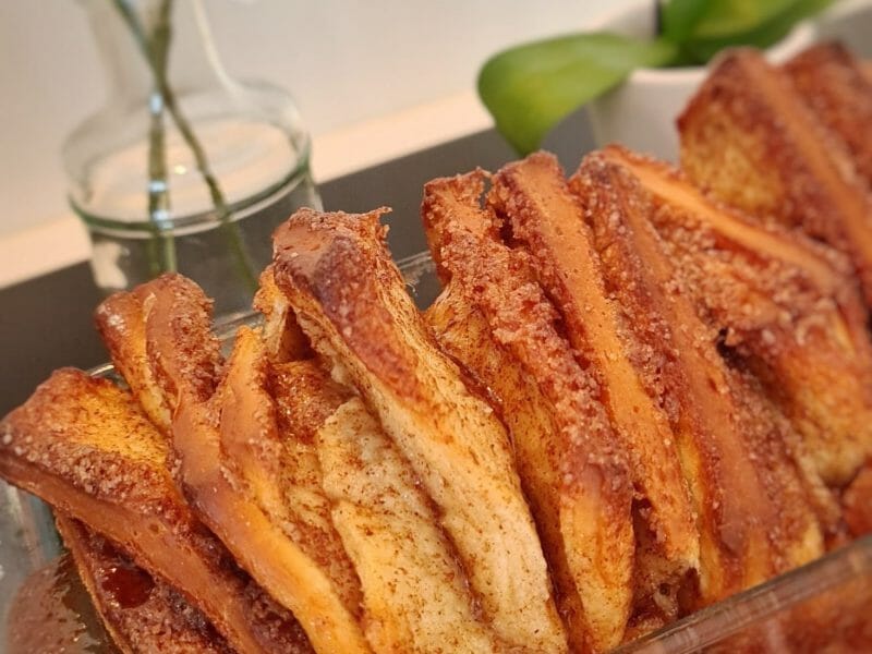 Cliquez pour zoomer ! Brioche à effeuiller à la cannelle Thermomix par celc06