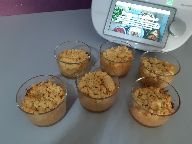 Cliquez pour zoomer ! Crumble aux Pommes Thermomix par Juliette