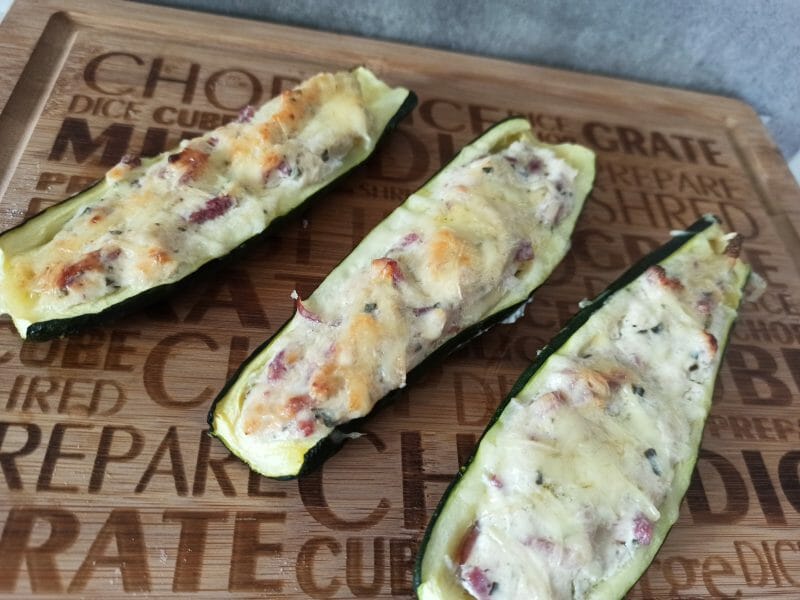 Cliquez pour zoomer ! Courgettes rondes farcies à la ricotta Thermomix par Juliette