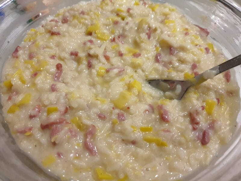 Cliquez pour zoomer ! Risotto poireaux et lardons Thermomix par lilip0p