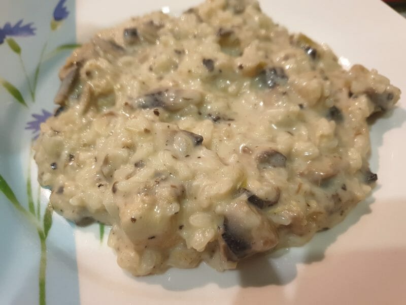 Cliquez pour zoomer ! Risotto poulet et champignons Thermomix par lilip0p