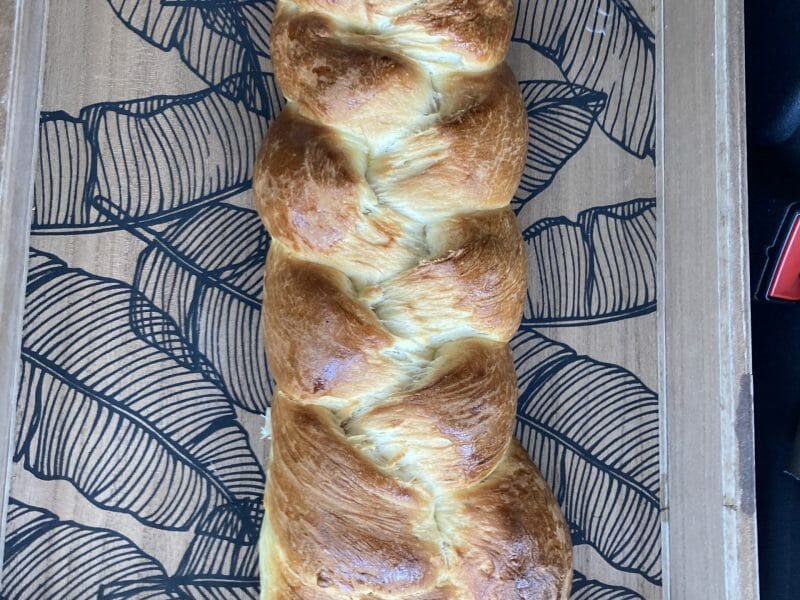 Cliquez pour zoomer ! Brioche tressée à la mie filante Thermomix par cindy_605