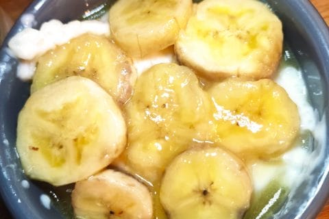 Cliquez pour zoomer ! Riz au lait de coco et bananes caramélisées Thermomix par krispies