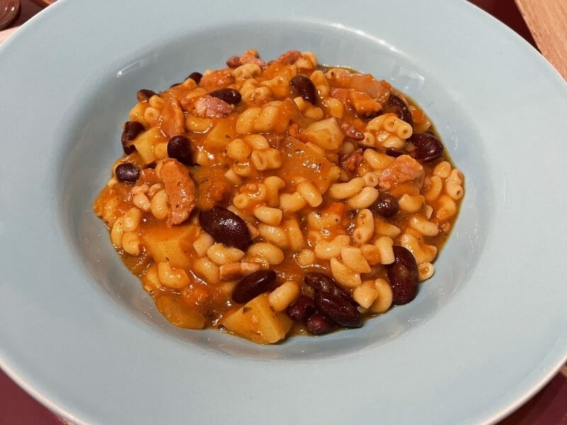 Cliquez pour zoomer ! Soupe aux haricots rouges et coquillettes Thermomix par christine_420