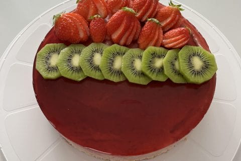 Cliquez pour zoomer ! Bavarois aux fraises Thermomix par thermomixbz