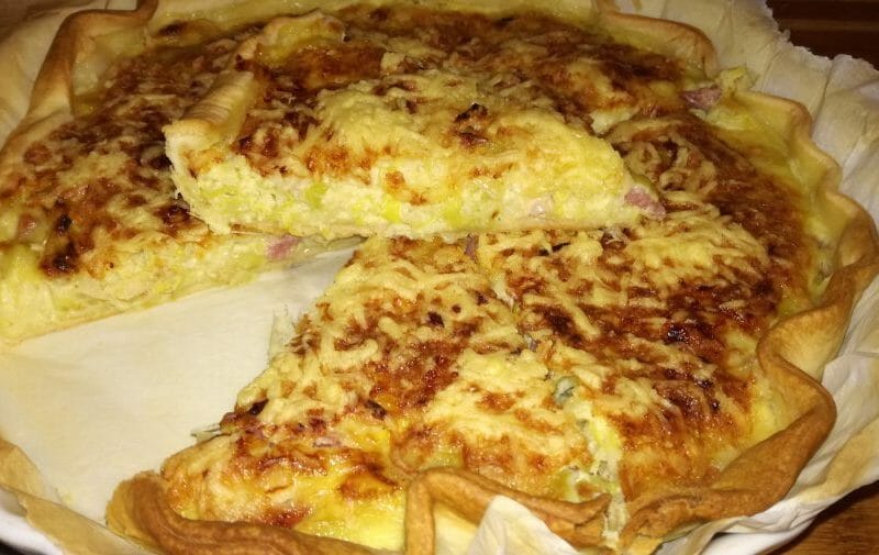 Cliquez pour zoomer ! Tarte aux poireaux Thermomix par Laeti0686