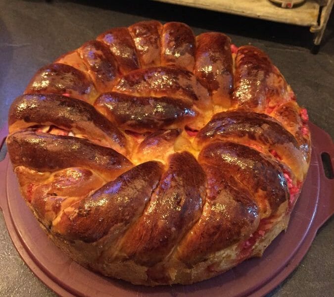 Cliquez pour zoomer ! Brioche aux pralines roses Thermomix par Karen89260