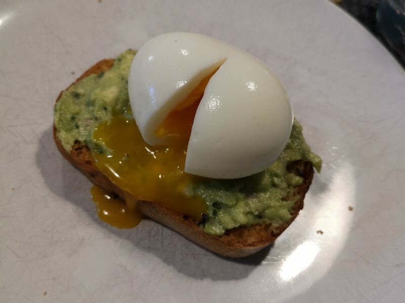 Cliquez pour zoomer ! Tartine avocat et oeuf mollet Thermomix par Karen89260