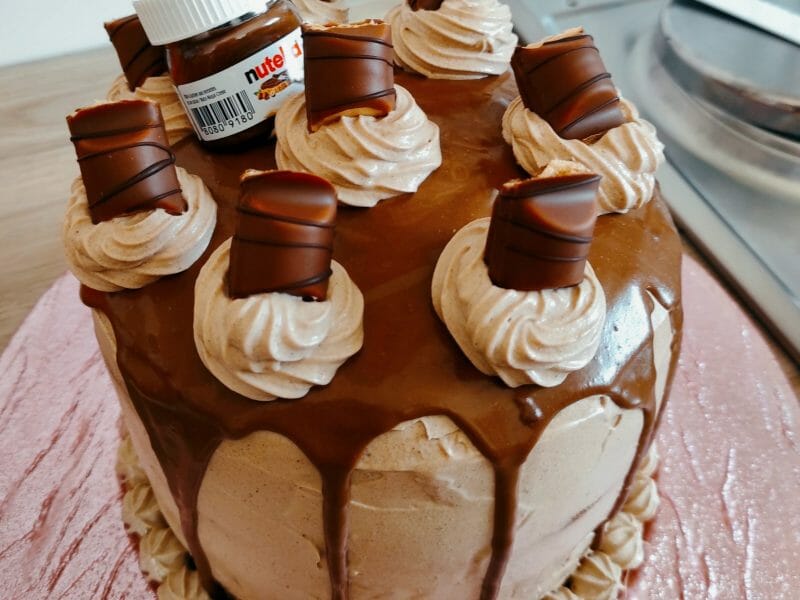 Cliquez pour zoomer ! Layer cake Kinder Bueno Thermomix par anais_727