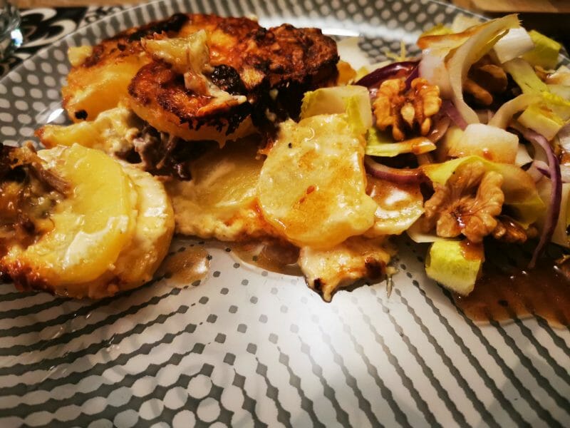 Cliquez pour zoomer ! Gratin dauphinois au confit de canard Thermomix par annfy