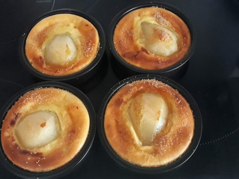 Cliquez pour zoomer ! Petits flans à la poire Thermomix par Lascar