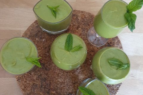 Cliquez pour zoomer ! Velouté glacé de petits pois à la menthe Thermomix par lulu5472