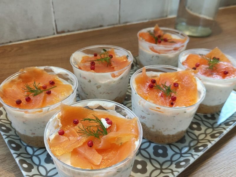 Cliquez pour zoomer ! Cheesecake au saumon sans cuisson Thermomix par marie_0903