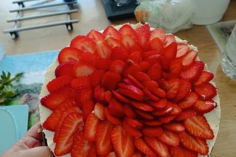 Cliquez pour zoomer ! Tarte aux fraises sans cuisson Thermomix par marine_76170