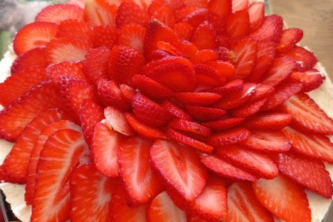 Cliquez pour zoomer ! Tarte aux fraises sans cuisson Thermomix par marine_76170