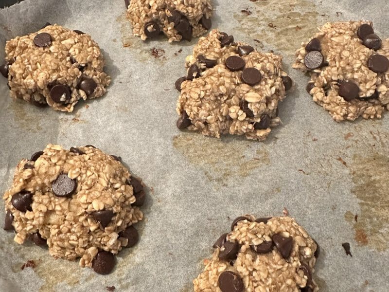Cliquez pour zoomer ! Biscuits avoine, banane et chocolat Thermomix par delph_91