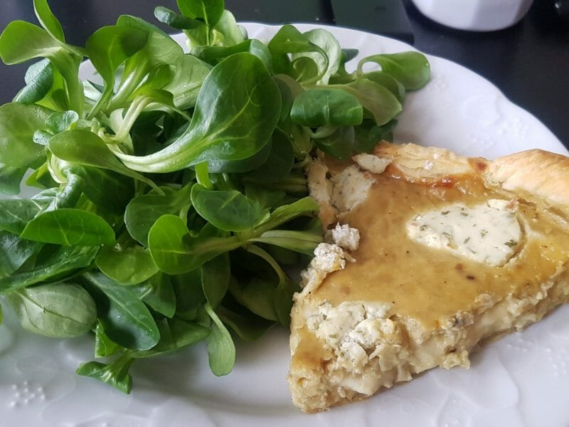 Cliquez pour zoomer ! Tarte aux échalotes et au chèvre Thermomix par delph_91