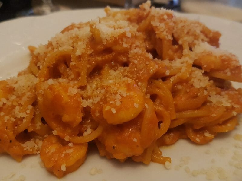 Cliquez pour zoomer ! Spaghettis aux crevettes et à l’ail Thermomix par delph_91