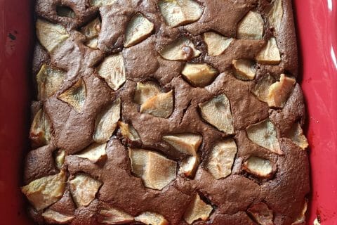 Cliquez pour zoomer ! Brownies aux poires Thermomix par marie
