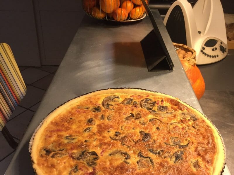Cliquez pour zoomer ! Quiche lorraine Thermomix par Mich’
