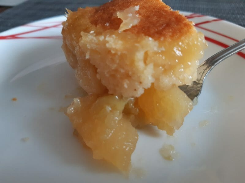 Cliquez pour zoomer ! Cobbler à la rhubarbe Thermomix par Mamanmag