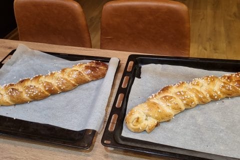 Cliquez pour zoomer ! Brioche tressée à la mie filante Thermomix par edko90