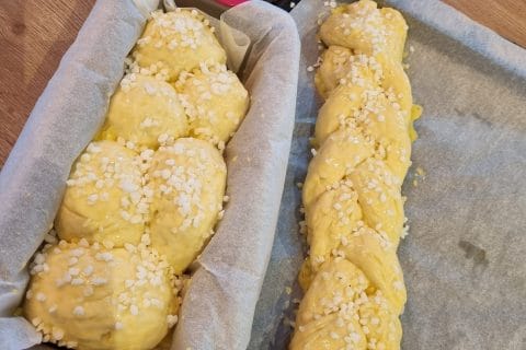 Cliquez pour zoomer ! Brioche tressée à la mie filante Thermomix par edko90