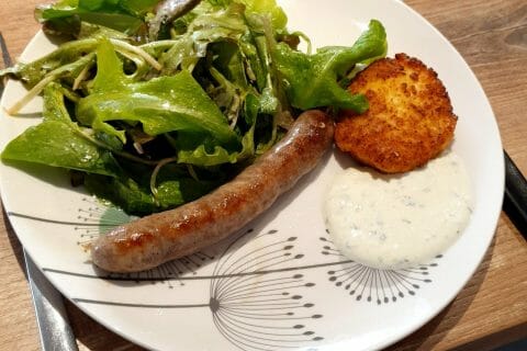 Cliquez pour zoomer ! Galettes de chou-fleur et sauce yaourt Thermomix par valou05500