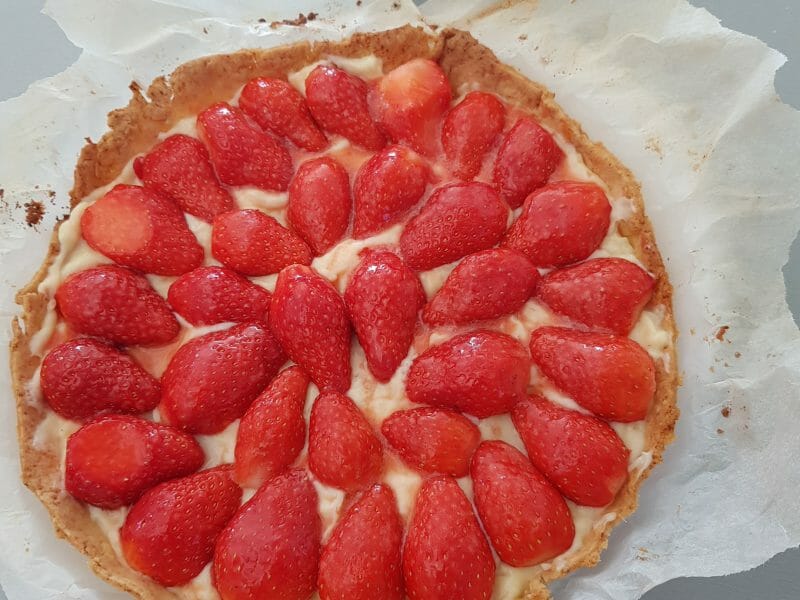 Cliquez pour zoomer ! Tarte aux fraises Thermomix par nanoucheka64