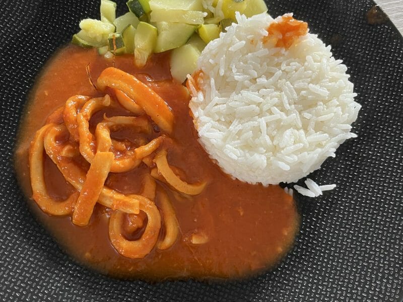 Cliquez pour zoomer ! Encornets à la provençale Thermomix par celinefred14