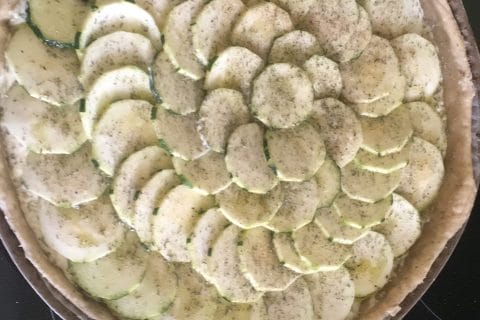 Cliquez pour zoomer ! Tarte courgettes et ricotta Thermomix par Patricia K.