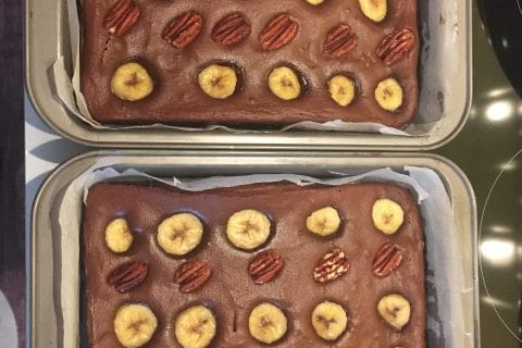 Cliquez pour zoomer ! Brownie fondant choco-banane Thermomix par Patricia K.