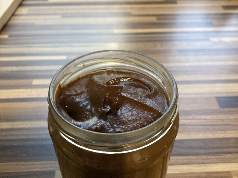 Cliquez pour zoomer ! Pâte à tartiner choco-noisettes et dattes Thermomix par Patricia K.