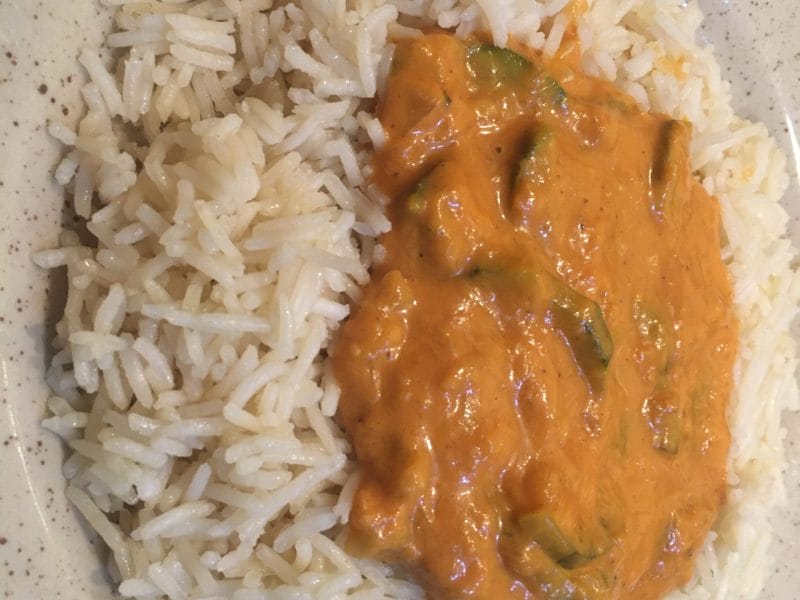 Cliquez pour zoomer ! Curry de courgettes au lait de coco Thermomix par Patricia K.