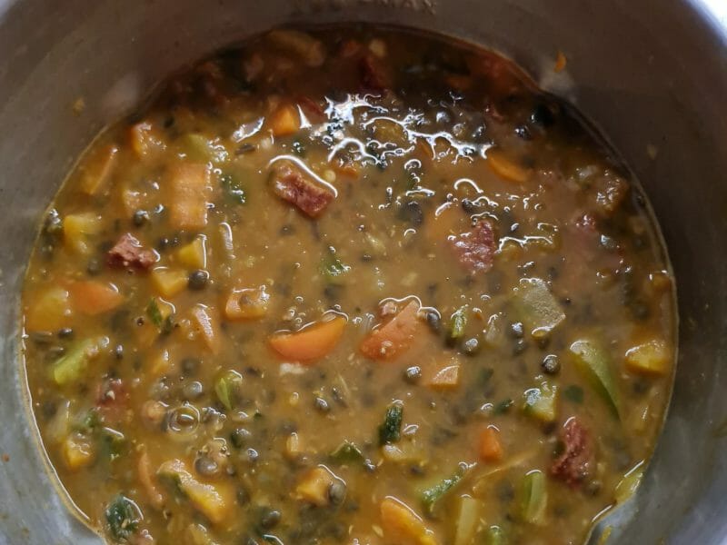Cliquez pour zoomer ! Soupe de lentilles au chorizo Thermomix par sovediltirg