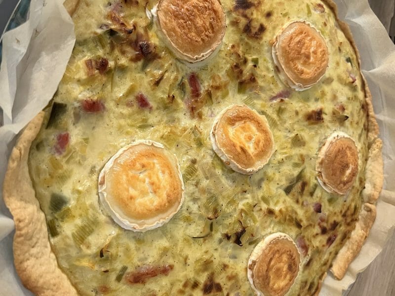 Cliquez pour zoomer ! Tarte aux poireaux Thermomix par poulpi13